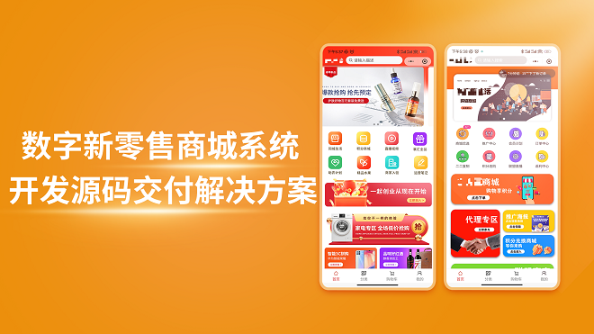 数字新零售商城系统开发源码交付解决方案