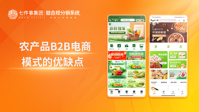 农产品B2B电商模式的优缺点