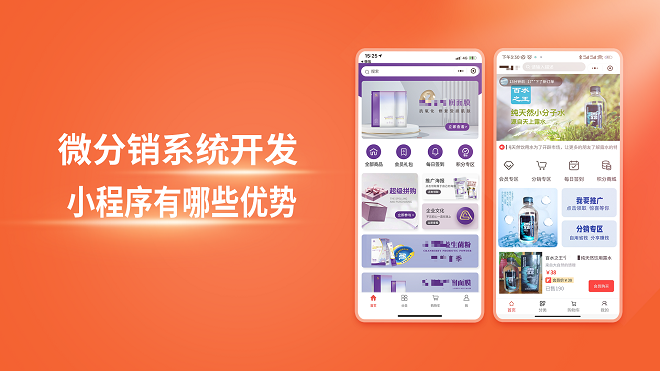 微分销系统开发小程序有哪些优势