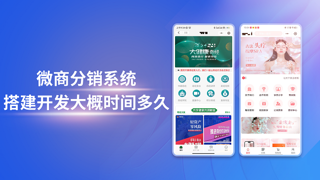 微商分销系统搭建开发大概时间多久