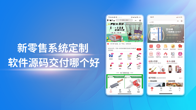 新零售系统定制软件源码交付哪个好
